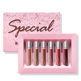 langmanni 12pcs Sexy Matte Lipstick Kits Lips Makeup Waterproof Nutritious Velvet Lip Stick Tint Nude Makeup Cosmetic
